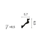 Stropná lišta Orac Decor C200