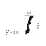 Stropná lišta Orac Decor C201 3 Stropná lišta Orac Decor C201