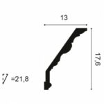 Stropná lišta Orac Decor C219