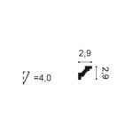Stropná lišta Orac Decor C230
