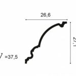 Stropná lišta Orac Decor C336 BA´ROCK