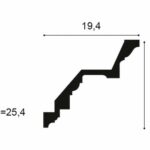 Stropná lišta Orac Decor C422