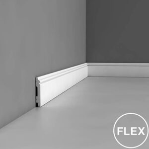Podlahová ohybná lišta Orac Decor SX165F FLEX HIGH HEELS