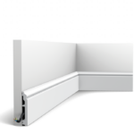 Podlahová lišta Orac Decor SX173-RAL9003 CONTOUR