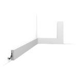 Podlahová lišta Orac Decor SX162-RAL9003 SQUARE